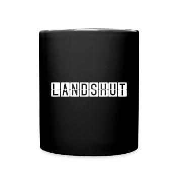 Panneau de l’aéroport de Landshut - Mug uni - noir - Devant