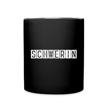 Panneau de l’aéroport de Schwerin - Mug uni - noir - Devant