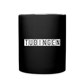 Tübingen Airport Sign - Full Colour Mug - black - Front