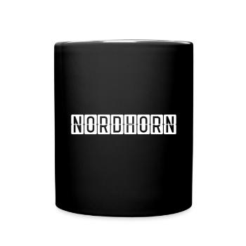 Nordhorn Airport Sign - Full Colour Mug - black - Front