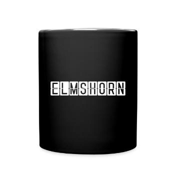 Panneau de l’aéroport d’Elmshorn - Mug uni - noir - Devant