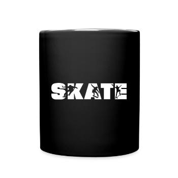 Skate - Tasse einfarbig - Schwarz - Vorne