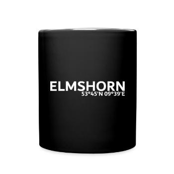 Elmshorn Coordinates - Full Colour Mug - black - Front