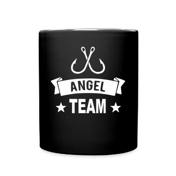 Angel Team - Tasse einfarbig - Schwarz - Vorne
