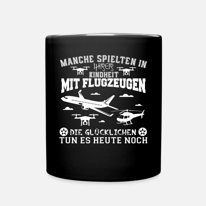 Modellbauer - Tasse einfarbig - Schwarz