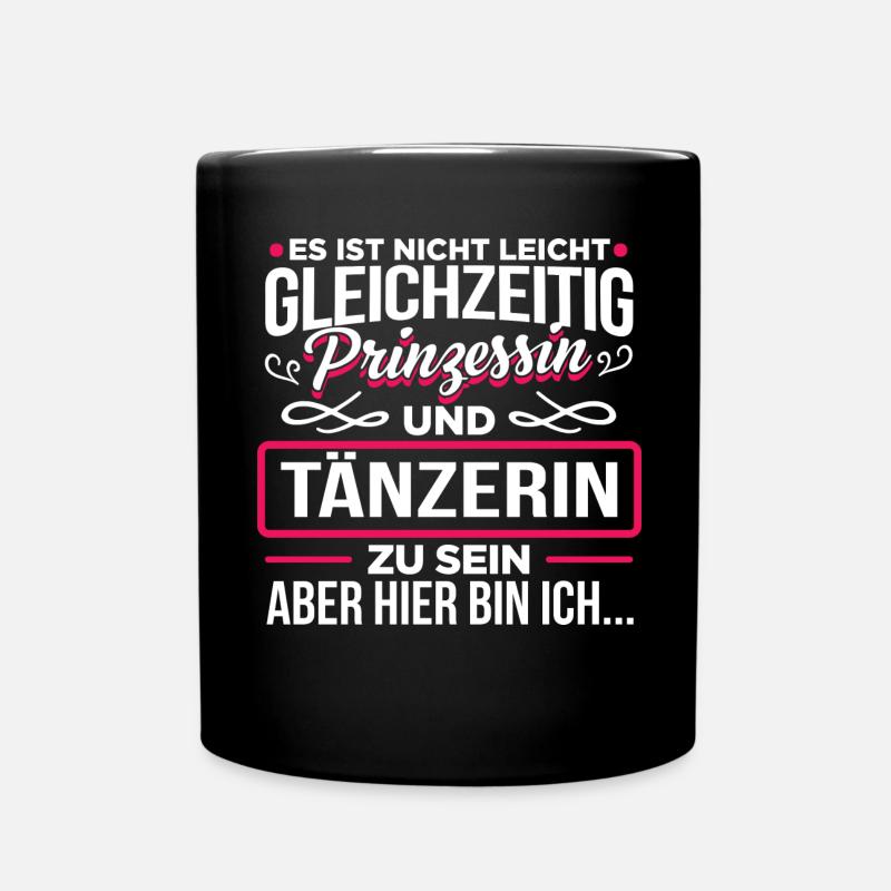 TÄNZERIN - Prinzessin - Tasse einfarbig - Schwarz