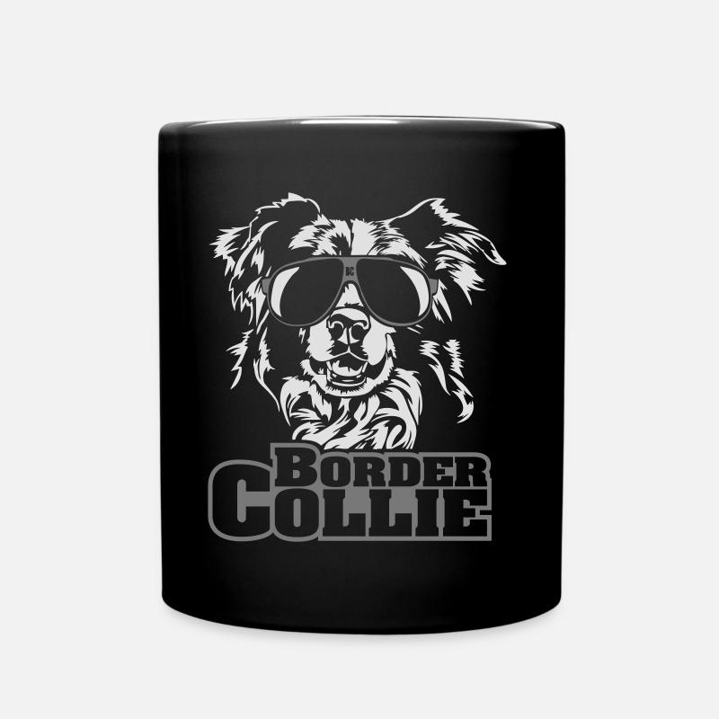 Border collie frais - Mug uni - noir