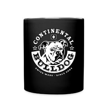 Continental Bulldog - Tasse einfarbig - Schwarz - Vorne