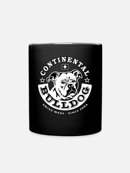 Continental Bulldog - Tasse einfarbig - Schwarz