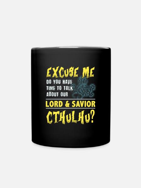Cthulhu religion mythe horreur mystère narratif - Mug uni - noir
