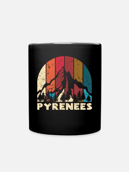 Pyrénées - Mug uni - noir