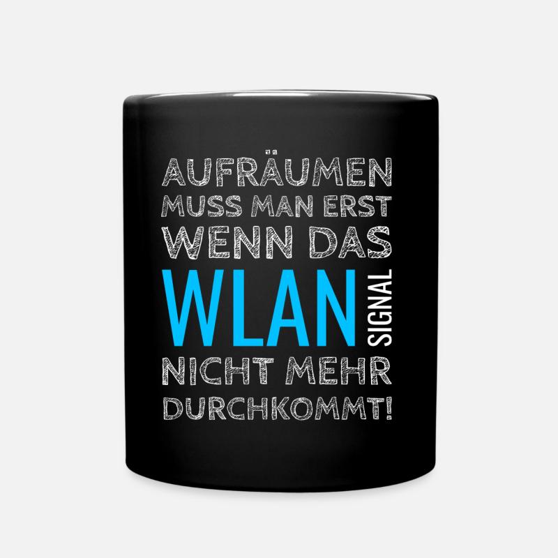 WLAN ranger un adolescent - Mug uni - noir