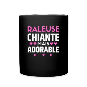 RALEUSE CHIANTE MAIS ADORABLE - Mug uni - noir - Devant