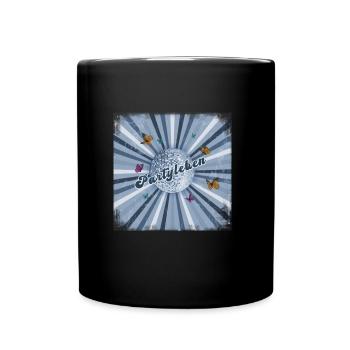 party dance rétro disco - Mug uni - noir - Devant