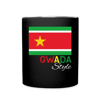 Gwada Styke Drapeau - Mug uni - noir - Devant