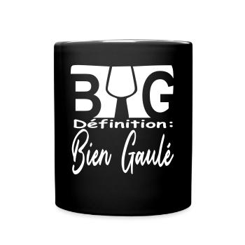 Texte / phrase / message /Design / drôle / humour - Mug uni - noir - Devant