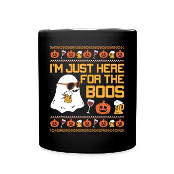 Skull Horror Halloween Gift - Full Colour Mug - black - Front