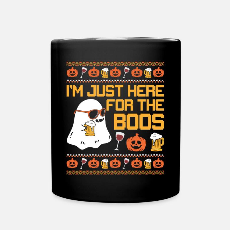 Schädel Skelett Skull Horror Halloween Geschenk - Tasse einfarbig - Schwarz