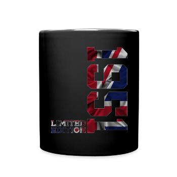 ÉDITION LIMITÉE ANGLETERRE 75E ANNIVERSAIRE 1951 UK - Mug uni - noir - Devant