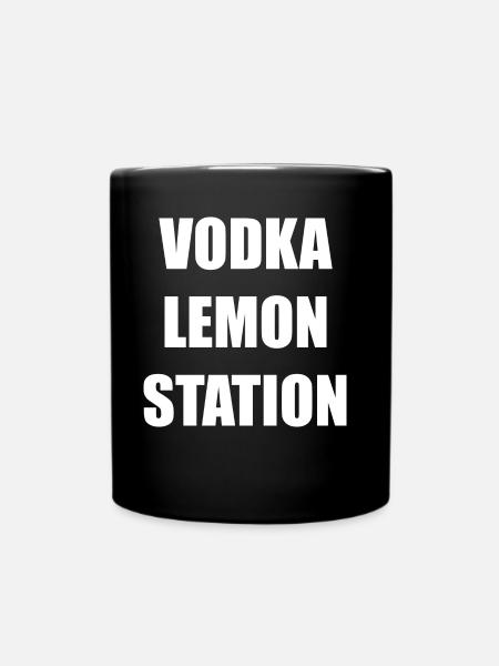 Vodka Lemon Station - Tasse einfarbig - Schwarz