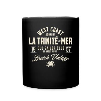 La Trinité sur Mer Alter Seemann - Tasse einfarbig - Schwarz - Vorne