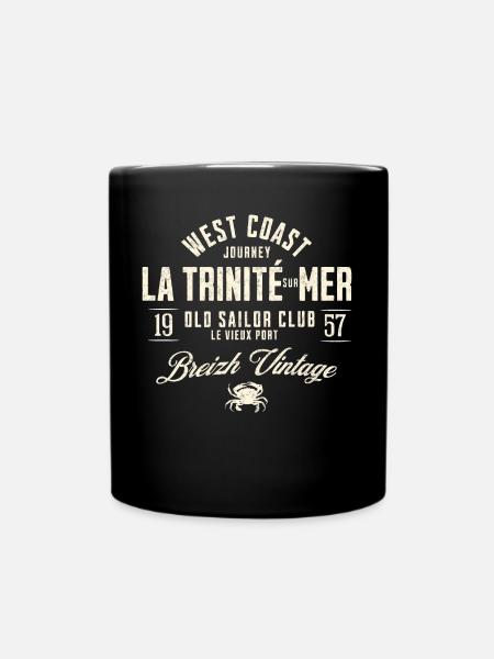 La Trinité sur Mer Old sailor - Full Colour Mug - black