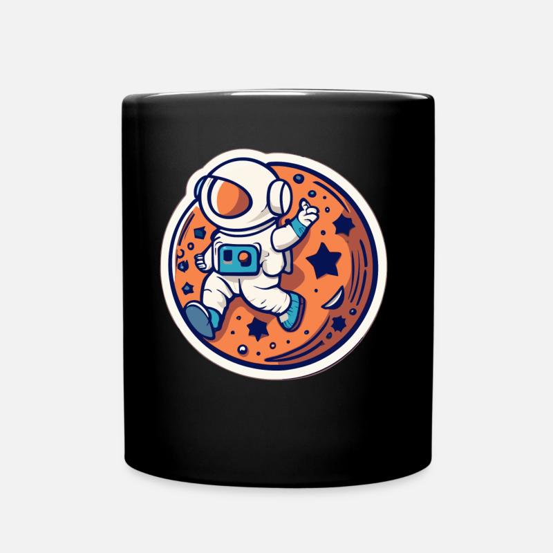 Planeten - Tasse einfarbig - Schwarz