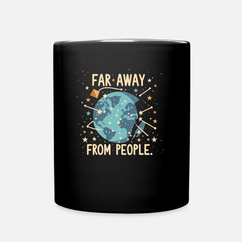 Planet - Tasse einfarbig - Schwarz