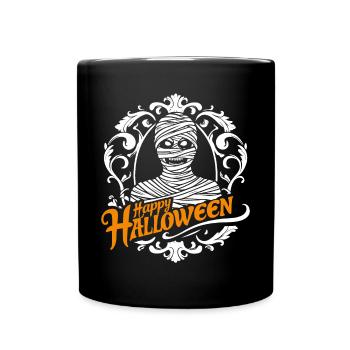 Happy Halloween Mummy - Full Colour Mug - black - Front