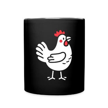 Chicken - Full Colour Mug - black - Front
