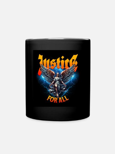Justice for all - Full Colour Mug - black