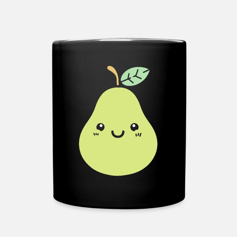 Poire - Mug uni - noir