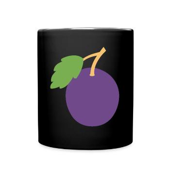 Plum - Full Colour Mug - black - Front