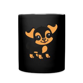 Chiweenie - Mug uni - noir - Devant