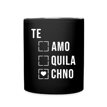 Techno Techno Techno Techno - Tasse einfarbig - Schwarz - Vorne