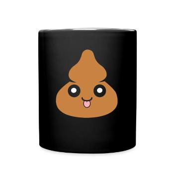 Kacke - Tasse einfarbig - Schwarz - Vorne