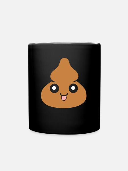 caca - Mug uni - noir