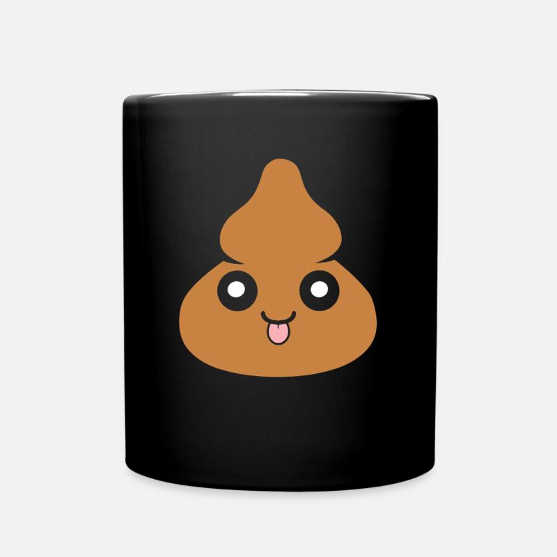 caca - Mug uni - noir