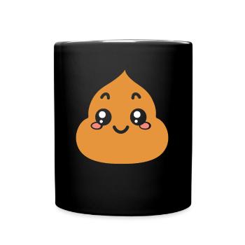 Kacke - Tasse einfarbig - Schwarz - Vorne