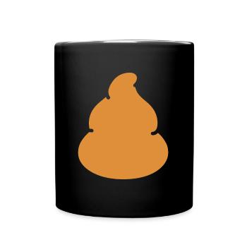 Kacke - Tasse einfarbig - Schwarz - Vorne