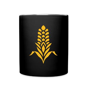 corn on the cob - Full Colour Mug - black - Front