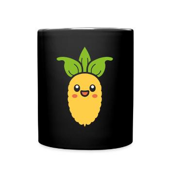 corn on the cob - Full Colour Mug - black - Front