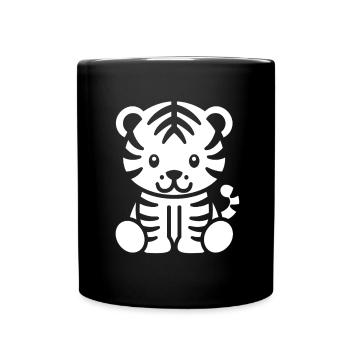 Tiger - Full Colour Mug - black - Front