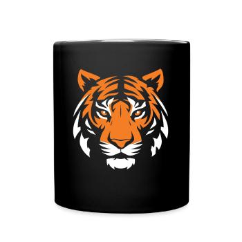 Tiger - Full Colour Mug - black - Front