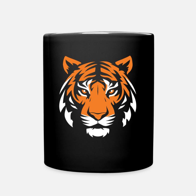 Tiger - Tasse einfarbig - Schwarz