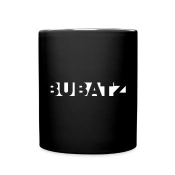 bubatz style, weiß - Tasse einfarbig - Schwarz - Vorne