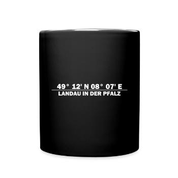Coordonnées de Landau in der Pfalz - Mug uni - noir - Devant