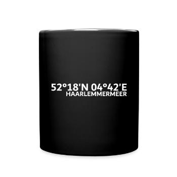Haarlemmermeer coordinates - Full Colour Mug - black - Front