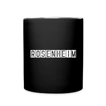 Rosenheim Airport Sign - Full Colour Mug - black - Front