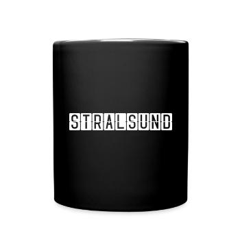 Stralsund Airport Sign - Full Colour Mug - black - Front